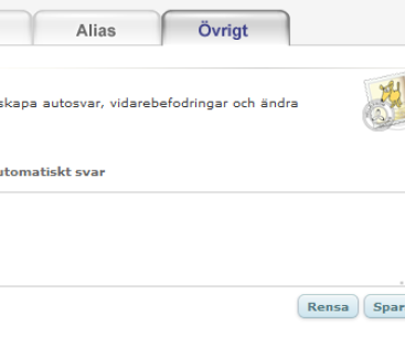 Lägg in semestermeddelande på mejlen